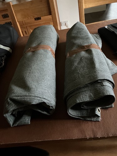 Two polyester ground - ground, sheets